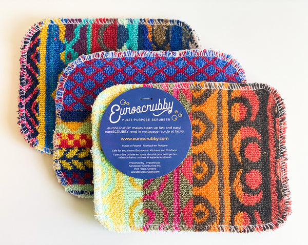 Good Solutions Original Euroscrubby Scrubby 3 pack eco friendly reusable scrubby cleaning sustainable scrubber kitchen