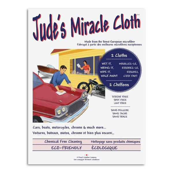 Jude's Miracle Car/Boat Cloth 2Pk. Grey